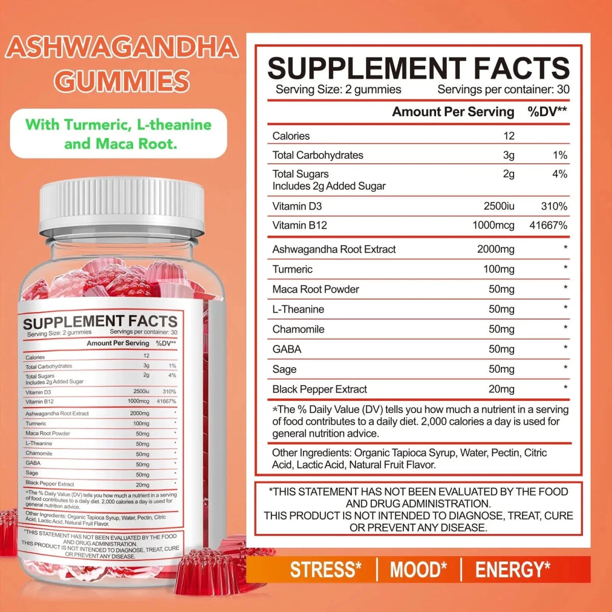 Golden Nuts Gummies - Ashwaganda Gummies - Golden Nuts