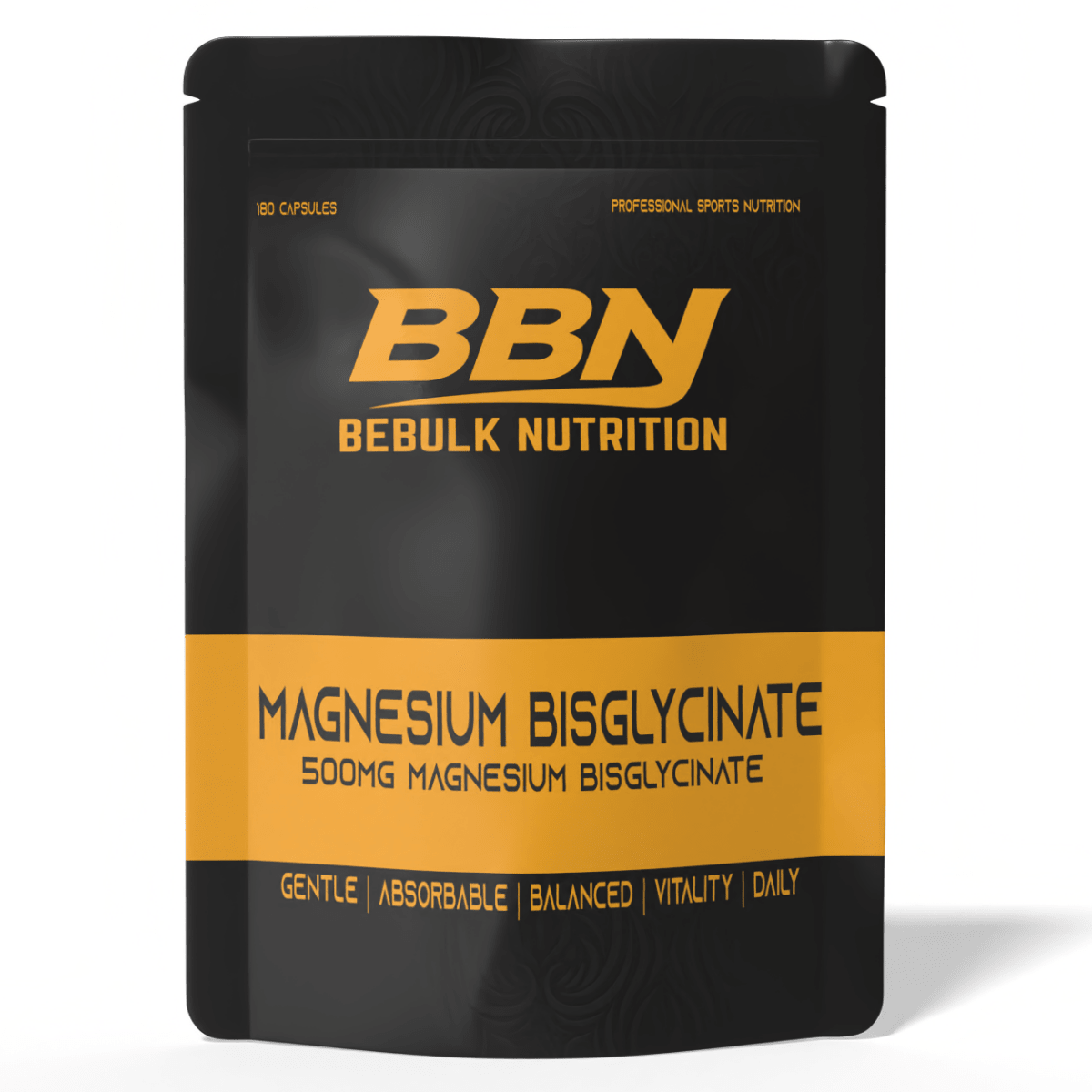 Magnesium Bisglycinate - BeBulk Nutrition - Golden Nuts