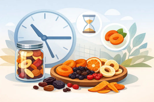 Hoe lang blijft gedroogd fruit goed? - Golden Nuts