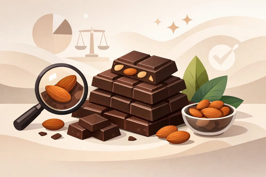 Pure chocolade met amandelen: zo kies je goed - Golden Nuts
