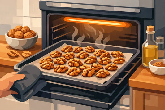 Walnoten roosteren in oven voor extra smaak - Golden Nuts