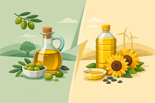 Olijfolie versus zonnebloemolie: wat kies je? - Golden Nuts
