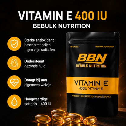 Vitamin E 400 IU – Softgels – BeBulk Nutrition