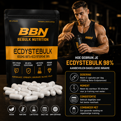 Ecdystebulk - Beta-Ecdysterone 98% - Capsules - BeBulk Nutrition