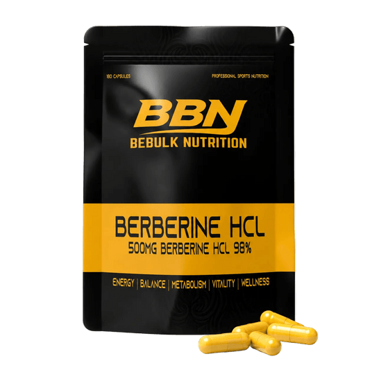 Berberine HCL 98% - Vegan - BeBulk Nutrition - Golden Nuts