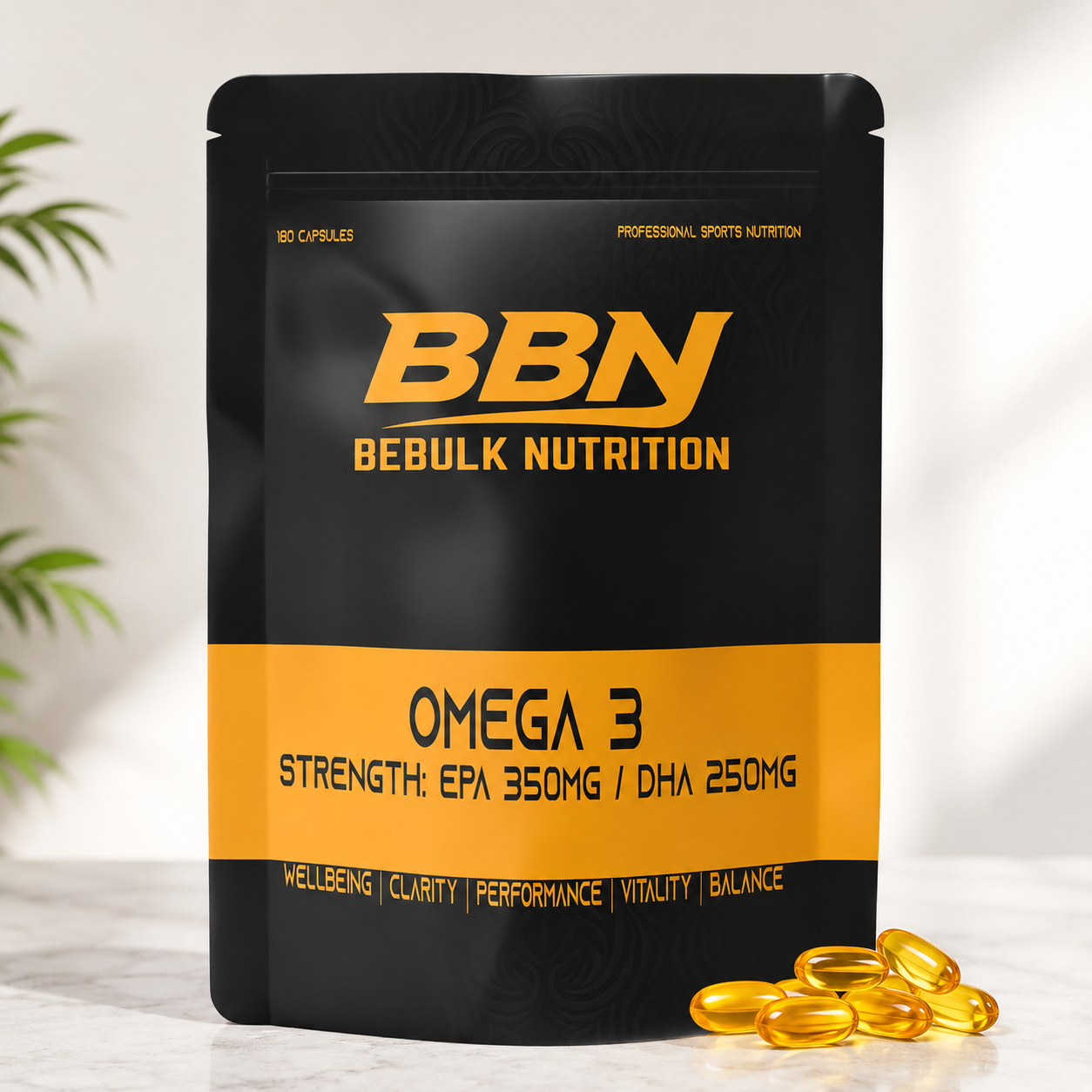 Omega 3 Strength EPA 350mg / DHA 250mg – BeBulk Nutrition