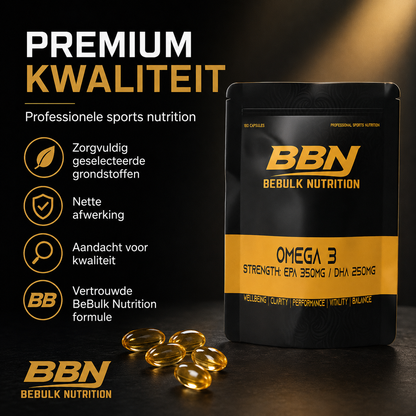 Omega 3 Strength EPA 350mg / DHA 250mg – BeBulk Nutrition