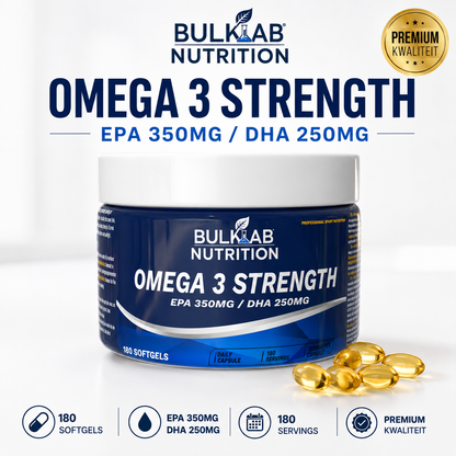 Omega 3 Strength EPA 350mg / DHA 250mg – BulkLab Nutrition