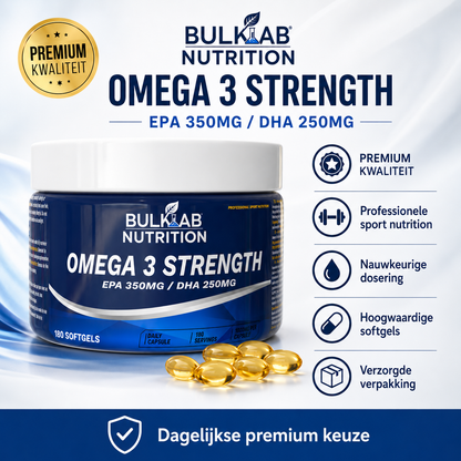 Omega 3 Strength EPA 350mg / DHA 250mg – BulkLab Nutrition
