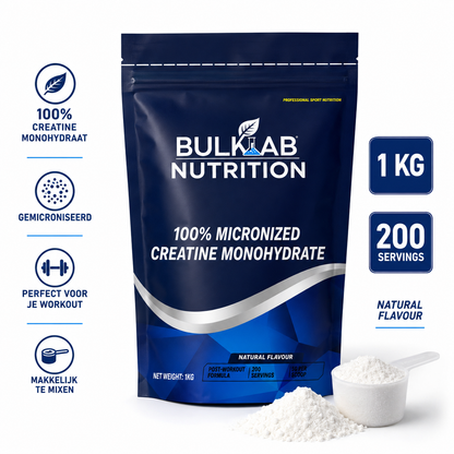 100% Creatine Monohydraat Micronized - BulkLab Nutrition