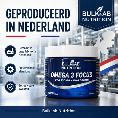 Omega 3 Focus: EPA 100mg / DHA 500mg – BulkLab Nutrition