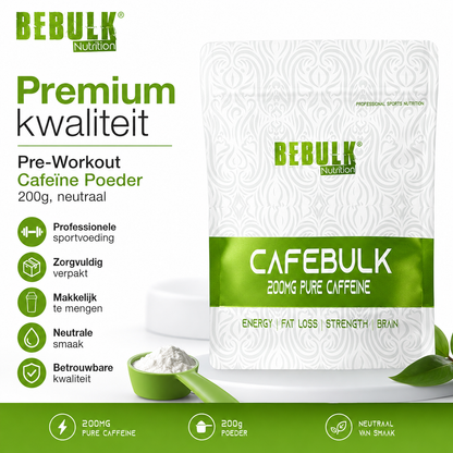Cafebulk - Caffeine Poeder - BeBulk Nutrition