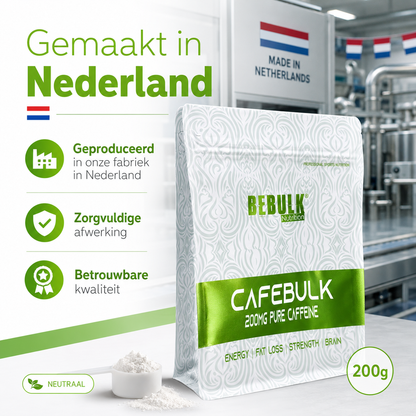 Cafebulk - Caffeine Poeder - BeBulk Nutrition