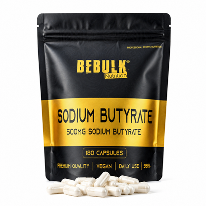 Sodium Butyrate 98% - Vegan - BeBulk Nutrition