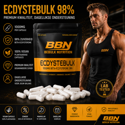 Ecdystebulk - Beta-Ecdysterone 98% - Capsules - BeBulk Nutrition