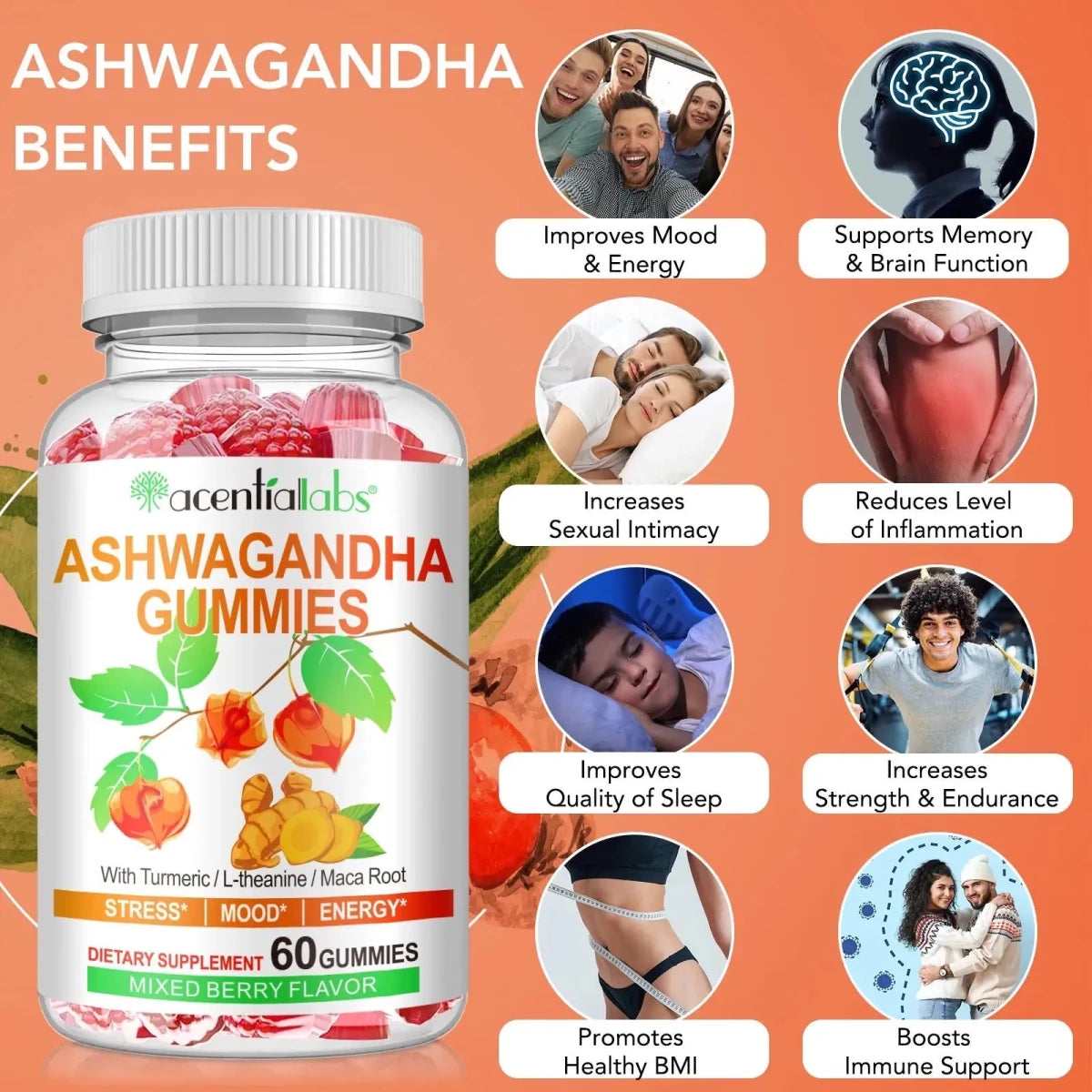 Golden Nuts Gummies - Ashwaganda Gummies - Golden Nuts