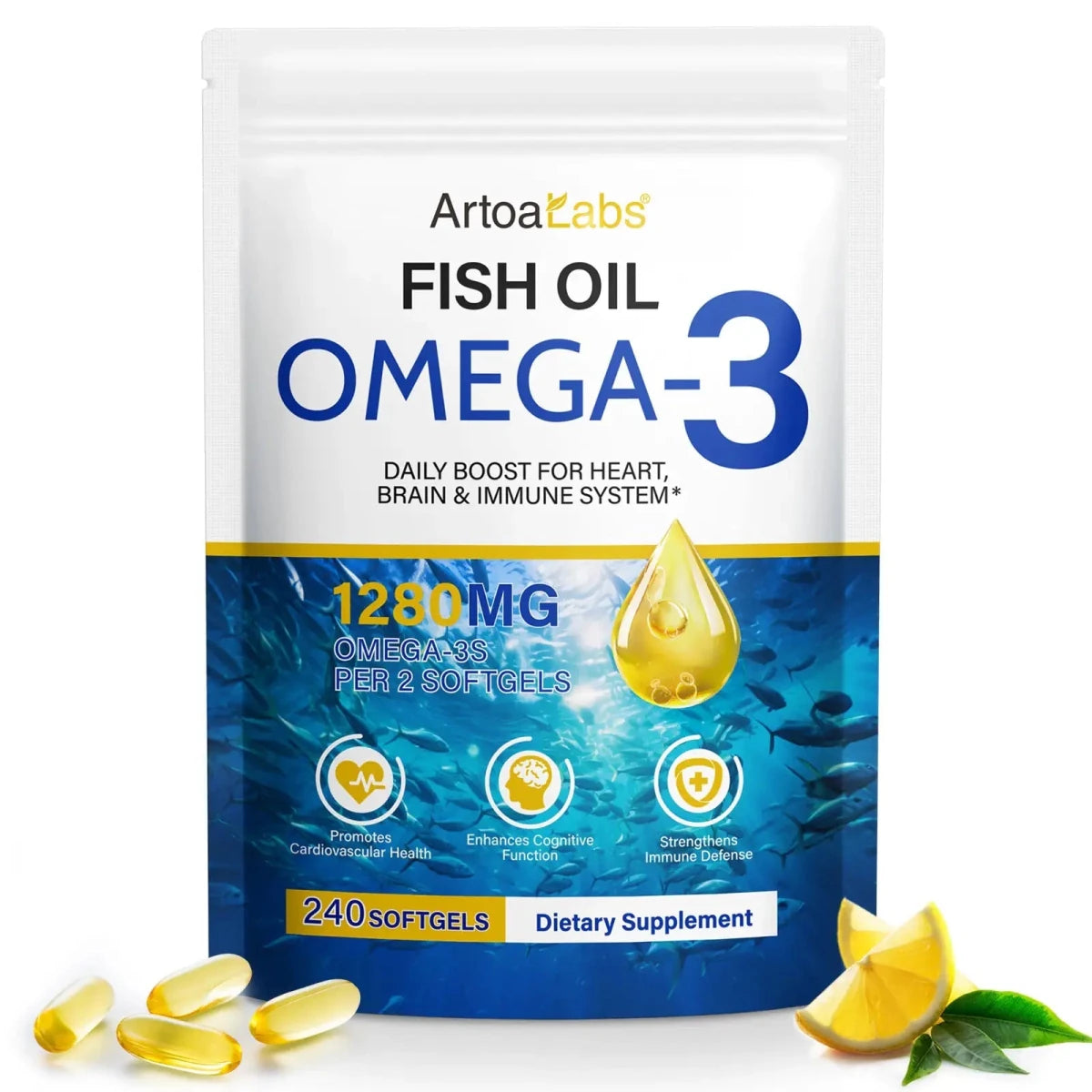 Omega 3 Visolie Capsules - Golden Nuts