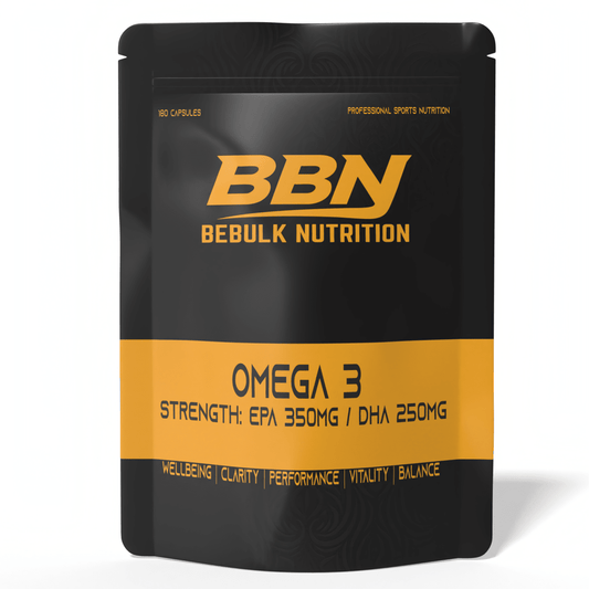 Omega 3 Strength EPA 350mg / DHA 250mg – BeBulk Nutrition - Golden Nuts