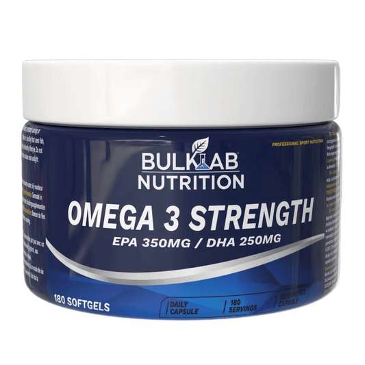 Omega 3 Strength EPA 350mg / DHA 250mg – BulkLab Nutrition - Golden Nuts
