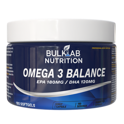 Omega 3 Balance EPA 180mg / DHA 120mg – BulkLab Nutrition