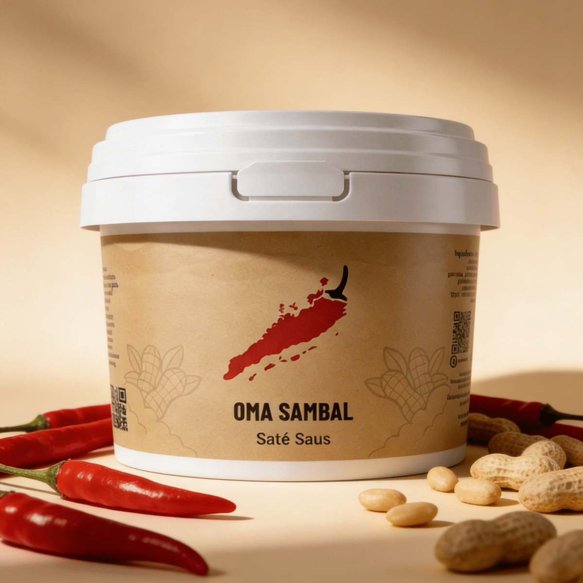 Oma Sambal Saté Saus - Golden Nuts