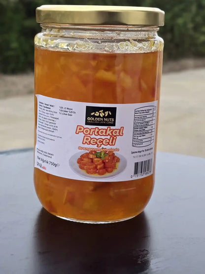 Sinaasappeljam met hele stukken Sinas - Golden Nuts