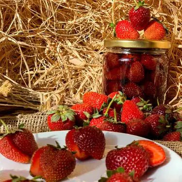 Biologische Aardbeienjam 750g - Rijke Fruitige Smaak Zonder Kunstmatige Additieven - Golden Nuts