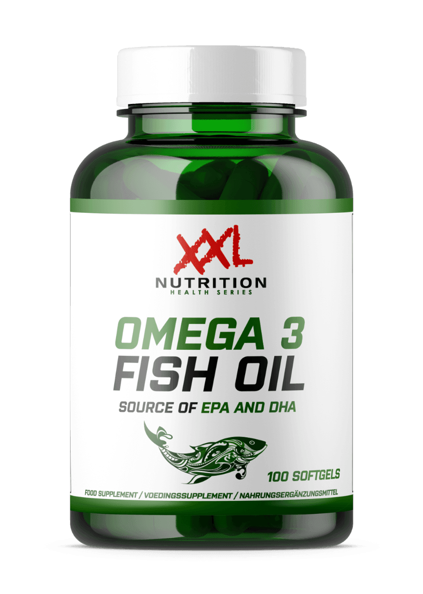 Omega 3 Fish Oil - 100 softgels - XXL Nutrition